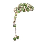 PACKOVE Chapelet Musulman 33 Perles D'agate Chaîne De Perles Acrylique Pour Prières Et Pèlerinage Accessoires Religieux Homme Femme