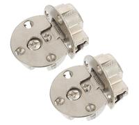 PACKOVE Charnières Métalliques Invisibles à 90 Degrés en Alliage Léger pour Armoires et Meubles Pliants, Lot de 2, Adaptées pour Placards et Tables à Manger