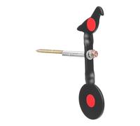 PACKOVE Cible de Tir en Alliage Noir pour Exercice Professionnel, Facile à Ranger, pour Entraînement et Usage en Extérieur