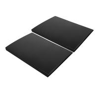 PACKOVE Classeur A4 Noir 2pcs pour Partitions Musicales Design Portable en Pp, Facile à Transporter, Bureau Voyages