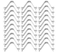 PACKOVE Clip à Ressort de V pour Pagaie de Kayak, Ressort Bouton-Poussoir Creux Robuste, Fixation Tube Diamètre 7 Mm, 40 Pièces, Accessoires de Kayak pour Verrouillage et Maintien, Usage