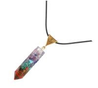 PACKOVE Collier Cuir avec Pendentif Hexagonal Design Géométrique pour Femmes Accessoire Élégant pour Fêtes et Usage Quotidien