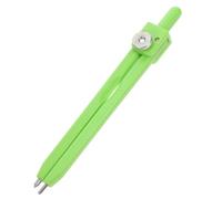 PACKOVE Compas D'élève Vert en Plastique Robuste et Résistant pour Utilisateurs Aveugles, Outil de Dessin de Cercle Portable pour L'art et L'éducation Spécialisée