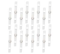 PACKOVE Connecteurs Thermorétractables L'abrasion et Impact 200 Pièces Protection Faible, Manchons en Pe et Étain pour Câbles 26-24awg pour Projets de Câblage Véhicule