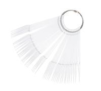 PACKOVE Conseils D'affichage De Couleur D'ongle 100pcs Palette De Vernis à Ongles Transparent Fournitures Pour Techniciens En Nail Art Pratique Pour L'affichage Et L'entraînement à Tout Moment
