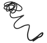 PACKOVE Corde D’amarrage pour Yacht 1,5 Mètre en Polypropylène et Polyester, Ligne de Quai Élastique Noire Résistante à L’Abrasion, Accessoires Marins pour Protection Pare-battages