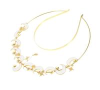PACKOVE Couronne Halo Lune Serre-tête Pour Femme Accessoire Cheveux Mariage Design Unique Et Raffiné