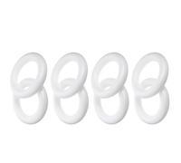 PACKOVE Couronnes en Mousse Dense pour Décoration Intérieure et Mariage, 8 Pièces, Cercles Artisanaux Faciles à Personnaliser