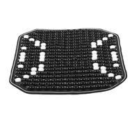 PACKOVE Coussin de Siège Auto à Perles en Bois Foncé Ventilé et Respirant, Taille, Housse Rafraîchissante Monobloc pour Conducteur, Accessoire Auto Confortable et Massant