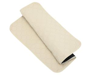 PACKOVE Coussin de Siège Imperméable en Polyester Beige, Protection Absorbante Réutilisable pour Voiture, Canapé et Fauteuil, Alèse Lavable Antidérapante pour Usage Intérieur et Extérieur