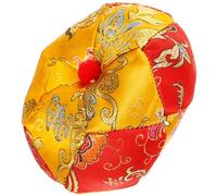 PACKOVE Coussin Design Créatif de Bol Sonore Bouddhiste en Tissu Léger et Robuste pour Contemplation et Pratique Spirituelle Zen