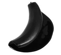 PACKOVE Coussin Ergonomique en Silicone Noir pour Shampooing Support Cervical Antidérapant, pour Lavage des Cheveux en Salon Domicile