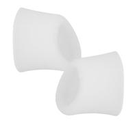 PACKOVE Couvercle de Bec de Théière en Silicone Blanc, Lot de 2 Pièces, Protège les Feuilles de Thé et Facilite un Nettoyage Complet, Maison