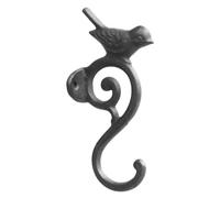 PACKOVE Crochet Mural Oiseau en Fonte Vintage, Support Mural Robuste | Style Rustique Ferme, Antirouille, pour Vêtements et Serviettes, Usage Extérieur ou Salle de Bain