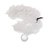 PACKOVE D'avocat Costume De Père Fondateur Accessoire De Costume De Juge Perruques Masculines Juge Blanche Fibre Chimique