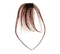 PACKOVE De Frange D'air Extension Devant Accessoires De Cheveux Fausse Frange Bouclé Coups De Cheveux Vaporeux Bandes Clip Sur La Frange Brown Mèches De Cheveux