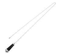 PACKOVE Décoration de Chaîne de Tirage pour Ventilateur de Plafond en Alliage D'aluminium Noir, Design Ajustable et Élégant, pour Fête