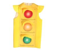 PACKOVE Déguisement Feu Garçon Fille pour Éducation Sécurité Routière Jeux de Rôle et Fêtes Scolaires Costume Réutilisable pour Apprentissage Ludique