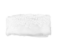PACKOVE Dentelle Blanche 20 Mètres Motif Symbole Musical Bordure Décorative en Dentelle de Coton pour Robe pour Jupe et Robe de Mariée Accessoires Couture DIY