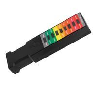 PACKOVE Détecteur Emf Portable en Abs pour Maison et Bureau, Appareil de Mesure de Champ Électromagnétique Professionnel, Testeur Numérique Convivial et Précis