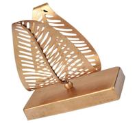 PACKOVE Distributeur de Mouchoirs en Papier en Fer Or Vintage de Citrouille, Porte-serviettes Autoportant pour Café Rangement Solide et Élégant