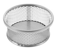 PACKOVE Distributeur de Trombones en Métal Argenté, Support Multifonctionnel Résistant et Empilable, Grosse Capacité pour Bureau et Espace de Travail