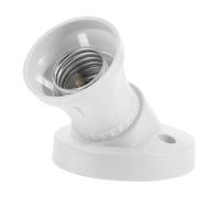 PACKOVE Douille E27 Inclinée en Bakélite, Support de Lampe pour Installation de Luminaire Culot d'Ampoule, Adaptée aux Lampes de Table