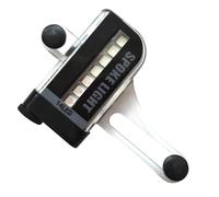 PACKOVE Éclairage LED pour Vélo 2pcs Roue Lumineuse à LED 14 Étanche Facile à Installer en Plastique et Métal pour Sécurité Nocturne