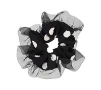 PACKOVE Élastiques à Cheveux en Organza Pois Rétro Grosse Taille pour Femmes Filles Tenue Quotidienne Fête