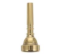 PACKOVE Embouchure de Trompette Prise en Main en Laiton Doré pour Remplacement, Son Riche et Élégant pour Débutants et Professionnels