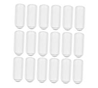 PACKOVE Embouts de Remplacement pour Serrage-Tête en Caoutchouc Transparent 200Pcs Accessoires DIY Confortables pour Bandeaux Design Solide pour Utilisation Longue Durée