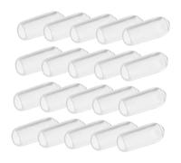 PACKOVE Embouts De Serrage-tête En Caoutchouc 200 Pcs Pour Serrage-tête 6mm Protection D'extrémité Accessoire De Coiffure Transparent Compatible Bandeaux
