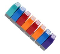 PACKOVE Encreurs Tampons Colorés Lot de 8 pour Enseignants, Outils d'Évaluation pour Stimuler la Créativité et L'Engagement des Élèves Lors des Cours d'Anglais