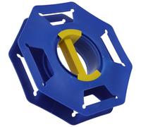 PACKOVE Enrouleur de Câble Manuel Bleu en Pp Résistant aux Chocs avec Protection de Cordon, Support de Câble pour Atelier et Tiroirs