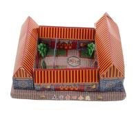 PACKOVE Ensemble de Décoration de Villa Fantôme en Papier, Maison de Papier Unique, à Brûler pour Offrandes, pour Rites Ancestraux et Funérailles, Qingming et Fête des Fantômes