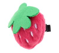 PACKOVE Épingle à Cheveux Accessoire Dessin Animé Mode Peluche Flou Faire La Fête Fraise Mignon Fille Femme Agrafe Rose Alliage