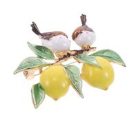 PACKOVE Épingles Habillées Broche En Alliage Épingles à Dos Épinglette Broches Pour La Mode Féminine Sac à Dos Yellow