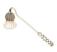 PACKOVE Éteignoir à Bougie en Métal Long Manche pour Éteindre Flamme, Accessoire Bougie Parfumée pour Aromathérapie et Décoration de Noël