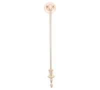 PACKOVE Éteignoir à Bougie Vintage en Aluminium Or pour Bougies Parfumées avec Long Manche, Accessoire Décoratif Sûr pour Éteindre la Flamme
