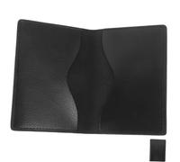 PACKOVE Étui à Cartes de Visite Cuir Noir pour Hommes Organiseur Pratique et Élégant pour Cartes de Crédit et Identité pour Usage Professionnel