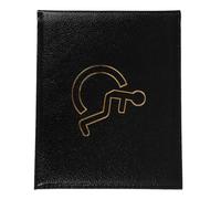 PACKOVE Étui de Protection Rigide Noir pour Certificat de Handicapé, Pochette pour Cartes de Sécurité Sociale et Cartes de Visite, Format Compact pour Bureau et Usage Quotidien