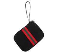 PACKOVE Étui de Transport Noir pour Glucomètre, Pochette de Voyage Compacte Résistante à L’eau Rembourrage Protecteur pour Petits Appareils de Test de Glycémie, Rangement Pratique