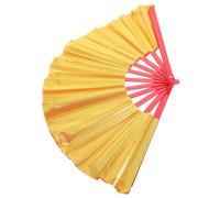 PACKOVE Éventail Pliant Tai Ji Rouge, Plastique et Tissu, pour Spectacle