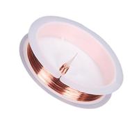PACKOVE Fil de Cuivre Solide et Coupable la Longueur Multifonction 0,25 Mm et Support pour Présentoir à Fleurs pour Fabrication Artisanale de Roseaux pour Loisirs Créatifs