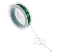 PACKOVE Fil de Fer Vert pour Bijoux et Fleurs, Plasticité et Réutilisable, 0,5mm de Largeur, 40m de Longueur, pour Mariage et Fête de Jardin