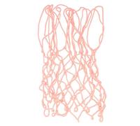 PACKOVE Filet de Basket-Ball en Polyester Résistant Phosphorescent Rose 50 Cm Filet de Remplacement Extérieur pour Panier de Basket, Entraînement et Loisirs en Intérieur et Extérieur