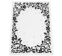 PACKOVE Gabarit de Gaufrage Plastique pour Scrapbooking, Moule à Gaufrer Fleurs et Feuilles, Dossier de Gaufrage Unique pour Création Cartes et Loisirs Créatifs, Accessoire Solide