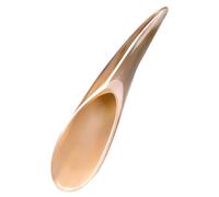 PACKOVE Grattoir de Massage de 19-22 Cm en Corne de Buffle Naturel Outil Gua Sha Lisse Poli pour Soulager Tensions et Améliorer la Circulation pour Visage et