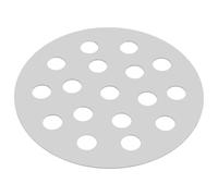 PACKOVE Grille à Feu pour Barbecue Rond en Fer Argenté 155mm 1 PC