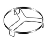 PACKOVE Grille à Vapeur Ronde en Acier Inoxydable 304 Légère 3 Pieds, Support Polyvalent pour Cuisson Vapeur Uniforme à Domicile Cuisine Professionnelle